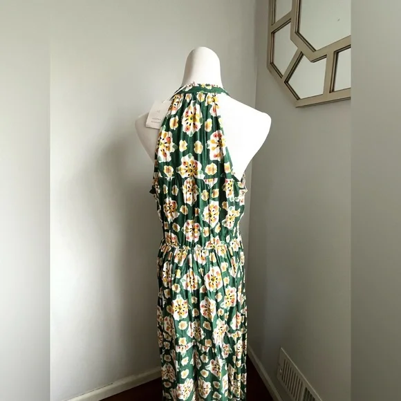 Gorgeous Green Printed Maxi dress! - Picture 8 of 11